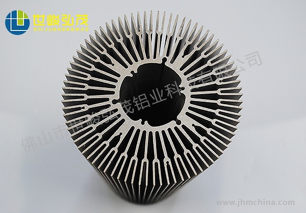 LED筒燈太陽花散熱器鋁型材-2