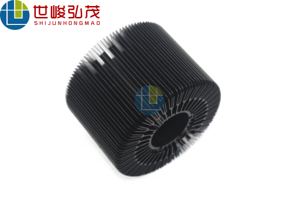 深加工太陽花鋁型材散熱器-2