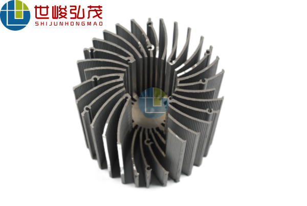 深加工太陽花鋁型材散熱器-3
